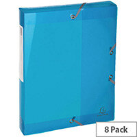 Iderama 40mm Filing Boxes Assorted Pack of 8 59770E Iderama 40mm Filing Boxes Assorted Pack of 8 59770E