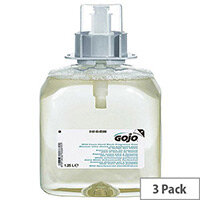 Gojo Mild Fragrance Free Foaming Hand Wash Refill 1250ml for FMX Dispenser (Pack 3) 5167-03-EEU Gojo Mild Fragrance Free Foaming Hand Wash Refill 1250ml for FMX Dispenser (Pack 3) 5167-03-EEU