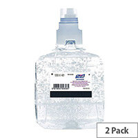 Purell Advanced Hand Sanitiser Hand Rub Gel Refills LTX-12 1200ml (Pack 2)