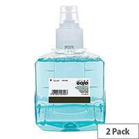 Gojo Freshberry Foam Hand Wash LTX-12 1200ml Refill Cartridges (Pack of 2) 1916-02-EEU Gojo Freshberry Foam Hand Wash LTX-12 1200ml Refill Cartridges (Pack of 2) 1916-02-EEU