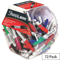 Sharpie Mini Permanent Fun Marker Assorted Canister of 72 S0811300 Sharpie Mini Permanent Fun Marker Assorted Canister of 72 S0811300