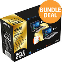 Asus Laptop Bundle, 15.6", 4GB RAM, HDD 1TB, Display 1366 x768, Windows 10 Home, Microsoft Office 365 Asus Laptop Bundle, 15.6", 4GB RAM, HDD 1TB, Display 1366 x768, Windows 10 Home, Microsoft Office 365