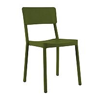 Jackie Outdoor Stacking Side Chair Green Olive Jackie Outdoor Stacking Side Chair Green Olive