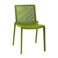 Katie Outdoor Stacking Side Chair Green Olive Katie Outdoor Stacking Side Chair Green Olive