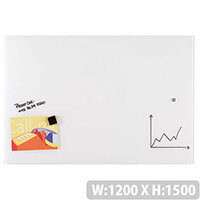 Franken Glass Magnetic Board 1200x1500mm White GT15012009 Franken Glass Magnetic Board 1200x1500mm White GT15012009