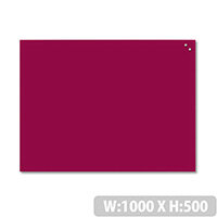 Franken Glass Magnetic Board 1000x500mm Red GT5010001 Franken Glass Magnetic Board 1000x500mm Red GT5010001