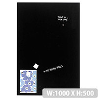 Franken Glass Magnetic Board 1000x500mm Black GT5010010 Franken Glass Magnetic Board 1000x500mm Black GT5010010