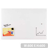 Franken Glass Magnetic Board 600x800mm White GT608009 Franken Glass Magnetic Board 600x800mm White GT608009