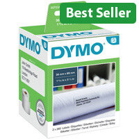 Dymo Pack of 2 x 260 99012  Label Writer Labels - Large Address Labels - 36 x 89mm