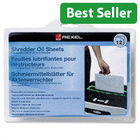 Rexel Shredder Oil Sheets in Envelope Pack of 12