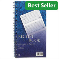 Duplicate Receipt Book Wirebound 4 Sets p/Page(Challenge)200 Receipts 280x152mm M71990