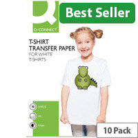 Q Connect T Shirt Transfer Paper Pack of 10 KF01430
