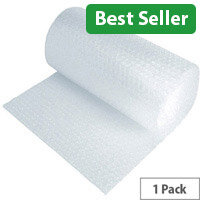 Jiffy Small Cell Clear Bubble Wrap Roll 1200mm x 75m 
