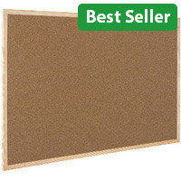 Q-Connect Cork Board with Wooden Frame – 600 x 900mm