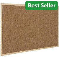 Q-Connect Cork Board Wooden Frame 900 x 1200mm KF03568