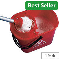 Mop Bucket Wringer 15 Litre Red