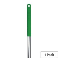 Green Aluminium Hygiene Pack of 1 Socket Mop Handle 103131GNLightweight & Durable