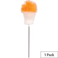 White 24-Inch Flick Duster - Effective Dust Removal Tool for Large Surfaces