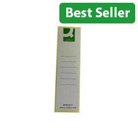 Q-Connect Lever Arch File Spine Label Pack of 10 KF02217