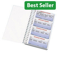 Q-Connect Telephone Message Book 400 Messages Duplicate