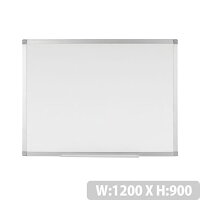 Q-Connect Aluminium Magnetic Whiteboard 1200x900mm KF01080