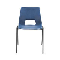 Polypropylene Stacking Chair Blue Jemini