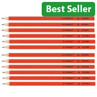 Office Pencil 2B Pack of 12 Q-Connect