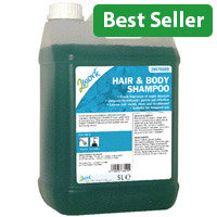 2Work Hair and Body Wash Shampoo High Foaming Apple Fragrance 5 Litre (Pack 1) 416