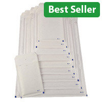 Bubble Lined Envelope Size 7 230x340mm White Pack of 100 XKF71451