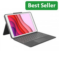 Logitech Combo Touch Keyboard Case for iPad 7th/8th Gen – Graphite