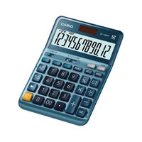 Casio 12 Digit Desktop Calculator - Blue - DF-120EM