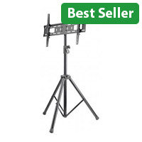 Manhattan Tripod Floor TV Stand for 37″–65″ Screens - VESA 200×200–600×400 mm Max 35 kg Black