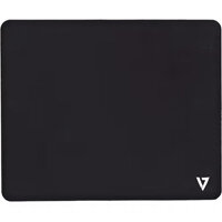 V7 Black Mouse Pad - Non-Slip Base, Durable and Comfortable, Ideal for All Mouse Types