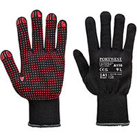 Portwest A110 Polka Dot Glove Black Small
