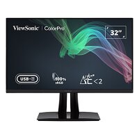 ViewSonic ColorPro VP3256-4K - LED monitor - 32" (31.5" viewable) - 3840 x 2160 4K UHD (2160p) @ 60 Hz - IPS - 350 cd/m&sup2; - 1000:1 - 5 ms - 2xHDMI, DisplayPort, USB-C - speakers