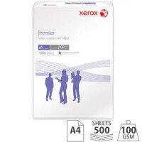 Xerox Premier Printer Paper - A4, 100gsm, White, Ream of 500 Sheets