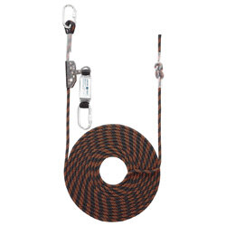 Portwest FP90 10m Rope Guided Fall Arrest Black/Orange