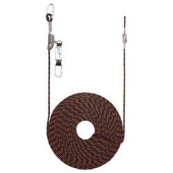 Portwest FP92 20m Rope Guided Fall Arrest Black/Orange