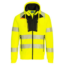 Portwest DX484 DX4 Hi-Vis Hoodie Yellow/Black Size 4XL