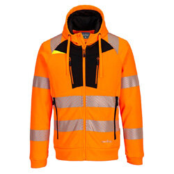 Portwest DX484 DX4 Hi-Vis Hoodie Orange/Black Size 5XL