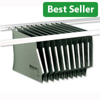 Rexel Multifile Lateral 330mm Suspension File 15mm V-Base Green Pack 50