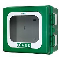 ARKY Outdoor AED Defibrillator Cabinet Green Lockable 5003005 ARKY Outdoor AED Defibrillator Cabinet Green Lockable 5003005