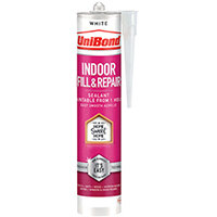 UniBond Indoor Fill and Repair Cartridge White 280ml 2646328 UniBond Indoor Fill and Repair Cartridge White 280ml 2646328