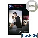 HP 10x15cm Premium Plus Photo Paper 300gsm Glossy (Pack of 25) HP 10x15cm Premium Plus Photo Paper 300gsm Glossy (Pack of 25)