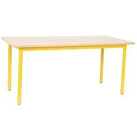 Rectangular Primary School Table Yellow 1200x600x550mm #PSD Rectangular Primary School Table Yellow 1200x600x550mm #PSD