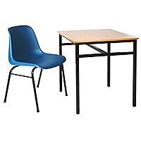 Single Student Table Suitable For Classrooms, Lecture Halls, Education Centers & More. 600mm x 600mm x 760mm. Includes Tie Bars For Reinforcement. #SSD Single Student Table Suitable For Classrooms, Lecture Halls, Education Centers & More. 600mm x 600mm x 760mm. Includes Tie Bars For Reinforcement. #SSD