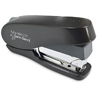 Rapesco Germ-Savvy Eco Front Loading Stapler w/2000 Staples Black 1466 Rapesco Germ-Savvy Eco Front Loading Stapler w/2000 Staples Black 1466