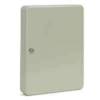 Key Cabinet Steel with Lock 80 Colour Tags 80 Numbered Hooks Grey Key Cabinet Steel with Lock 80 Colour Tags 80 Numbered Hooks Grey