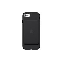 Apple Smart Battery Case for iPhone 7 Black Silky Silicone MicroFiber Apple Smart Battery Case for iPhone 7 Black Silky Silicone MicroFiber