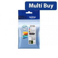 Brother LC3219XL Value Pack - Black, Yellow, Cyan, Magenta, High Yield, for Brother MFC-J Series - for Brother MFC-J5330DW, MFC-J5335DW, MFC-J5730DW, MFC-J5930DW, MFC-J6930DW, MFC-J6935DW - Brother LC 3219